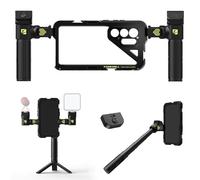 Freewell Genius Rig Cage for Samsung S25 Ultra - Tool-Free Setup, Tripod and Monopod Handles, Bluetooth Remote, Flexible Mounts for Professional Filming