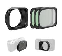 Freewell Lens Hood for Ricoh GRIV - Magnetic & Stackable CPL, UV, and Mist Filters with Tempered Glass Protection