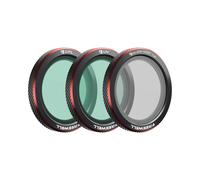 Freewell 3-Pack Magnetic Filters for DJI Neo 2 - Includes CPL (Polarizer) for glare reduction, UV for lens protection, & Black Glow Mist 1/4 for cinematic effects