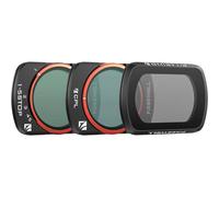 Freewell 3-Pack VND 1-5, Glow Mist 1/4 & CPL Must-Have Filter Kit Compatible with Pocket 4/3/Xtra Muse: Exposure control, add cinematic bloom, reduce glare, boost colors, easy magnetic installation.
