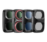 Freewell Everyday Filters for DJI Osmo Pocket 4P - ND1000, LPR, Glow Mist 1/4, and CPL - Premium Lens Filters - Black