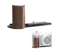 FREEWELL Premium Wooden L Bracket Handheld Grip with Quick Release Plate - Arca Compatible for Fuji GFX100RF (Black)