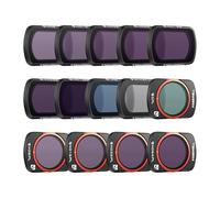 Freewell QuickSwap ND, ND/PL, CPL, Snow Mist 1/4, Light Pollution Filters 14Pack Mega Kit for Osmo Pocket 3: Effortless Installation, Creative Freedom, Gimbal Compatibility