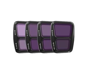 Freewell Split ND 4-Pack Filter Kit for Air 3 - ND8/ND16, ND16/ND32, ND32/ND64, and ND64/ND128 GimbalSafe Technology