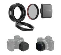 Freewell The Real Lens Hood - CPL/Mist Filter for NIKKOR Z 40mm f/2 (Black) | Quick Flip, Touchless Adjustment