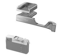 FREEWELL Thumb Grip for Fuji X100VI with Cold Shoe Mount (Silver)