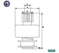 FREEWHEEL GEAR STARTER F 032 132 345 FORFREEWHEEL GEAR STARTER F 032 132 345 FOR