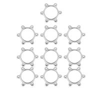 Freewheel Threaded Hubs Disk Disc Brake Rotor Adapter High Strength Sturdy Brake Hub Adapter 10pcs Aluminium Alloy 44mm 48mm (48MM)
