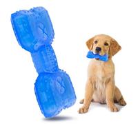 Freezable Dog Chew Toy - Cooling Teething Ring for Puppies,Adult Dogs -Non-Toxic Durable Chew Toy-Helps Relieve Summer Heat -Promotes Dental Health (Blue,Type B)