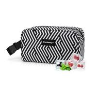 Freezable Lunch Bag,Freezable Snack Bag,Mini Cooler Bag for Travel/Work/School,Small Insulated Bag,Small Cooler Lunch Box with Ice Packs,Insulated Snack Bag,Freezable Snack Box with Handle Buckle