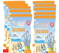 Freeze at Home Fruit Flavoured Ice Pops 12 Pack x 4 Multipack, Ready to Freeze Juice Ice Lollies, Kids Summer Frozen Treats, Low Calorie Refreshing Snack (2)
