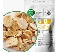 Freeze Dried Banana Chips No Sugar Added | To-go 50g Natural Freeze Dried Fruit | Unsweetened Gluten Free Snack Freeze Dried Sweets | Make Powder Trail Mix Fresh Frozen | Pure Banana Slices ZingyZoo
