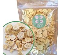 Freeze Dried Banana Chips No Sugar Added | XXL 500g Natural Freeze Dried Fruit | Unsweetened Gluten Free Snack Freeze Dried Sweets | Make Powder or Trail Mix Fresh Frozen | Pure Banana Slices ZingyZoo