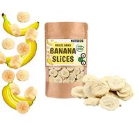 Freeze Dried Banana Slices with no additives for Snacks, Natural Cake Decoration, Smoothies Homemade Granola or muesli, Camping, Kids (15g)