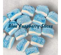 Freeze Dried Blue Raspberry Flavour Gummy Sweet Slices