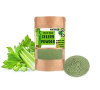 Freeze dried Celery instant juice powder without additives, preservatives or added sugar. For smoothies vegan recipes. Natural Fiber source (200g)
