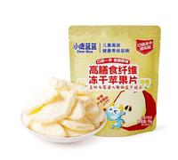 Freeze-dried Coconut,Mango,Pear,Apple slices,Snack Foods,Healthy Nutritious Dried Fruits,Preserved fruits,Vegan,Gluten-free,Delicious Chinese snack gifts (Apple slices,4bags)