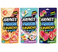 Freeze Dried Crunchy Sweets, Peach Rings, Marshmallow and Watermelon