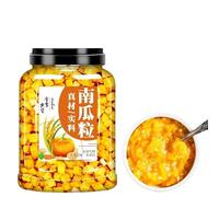 Freeze dried diced pumpkin, natural farm dried pumpkin, crispy fruit and vegetable granules, coarse grain Congee, instant meals, healthy breakfast, baking ingredients, leisure snacks (150g*1 can)