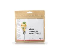 Freeze-dried dish Voyager Pasta and chicken in curry sauce