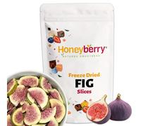 Freeze Dried Fig Slices 500g - 100% Pure Single Ingredient Freeze Dried Fruit - No Added Sugar, No Preservatives - Perfect for Snacking, Baking, Smoothies, Cocktail Garnish & Charcuterie Boards