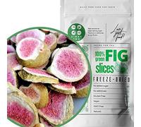 Freeze Dried Figs Slices | 100% Natural | No Added Sugar | Gluten Free Healthy Snack, Cake Decoration, Smoothie | Dry Figs Raw Freeze Dried Snack | Fresh Figs Dried to Perfect Fig Snack | ZingyZoo