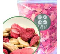 Freeze Dried Fruit Mix StrawNana | XXL 500g Trail of Freeze Dried Strawberries + Freeze Dried Banana | Snacking Dried Fruit Trail Mix Berries | Dried Mixed Fruit Raw Natural No Added Sugar ZingyZoo