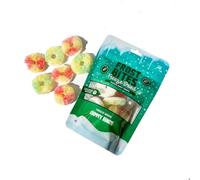 Freeze Dried Gummy Rings 40g - Frost Bites Crunchy Candy | Explosively Sweet & Crispy | Gluten-Free Treat