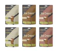 Freeze Dried Ice Cream - Crunchy Ice Cream that doesn't melt (6 BAGS) (Combo (2 vanilla, 2 chocolate, 2 strawberry))