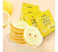 Freeze-dried lemon slices, healthy and nutritious snacks, dried fruit, honey lemon tea, snack food, instant tea, sweet and sour dried fruit, delicious Chinese snack gifts (10 packs)