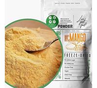 Freeze Dried Mango Powder | XL 300g Raw Natural Fruit Powder from Mango Chunks | Gluten Free Food Freeze Dried Fruit for Healthy Snacks | Pure Fresh Mangos Powder | Natural and Tasty | ZingyZoo