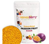 Freeze Dried Passion Fruit Crunch 250g - Perfect for Baking, Cake Decorations, Smoothie, Yogurt, Muesli, Cereal, Porridge, Ice Cream Toppers - Freeze Dried Passionfruit Crispy Pieces
