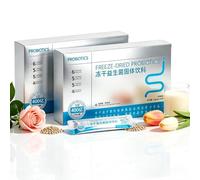 Freeze-Dried Probiotic Solid Drink Sticks 2-Pack | 2g Per Stick,20 Sticks/Box,2-Pack,Probiotic & Prebiotic Blend
