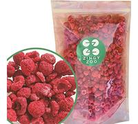 Freeze-Dried Raspberries | XL 350g Premium Vegan Raw Freeze Dried Fruit | Freeze Dried Raspberries Whole Pieces of Raspberry | Dried Berries Dehydrated Raspberries Snacking, Baking, Cocktails, Drinks