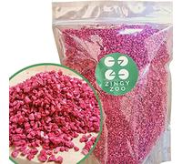 Freeze Dried Raspberry Pieces XXL 500g Pure Premium Dried Raspberries | Real Food Fruit Bits Instead of Raspberry Flavouring or Frozen Berry Powder | Raw Vegan Freeze Dried Raspberry Crumb | ZingyZoo