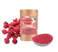 Freeze Dried Raspberry Powder Powder Without additives, preservatives or Added Sugar. for Smoothies, Vegan Recipes, Kombucha, Flavored Water (300g)