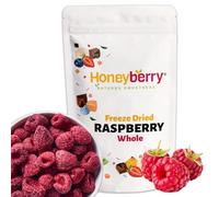 Freeze Dried Raspberry Whole 1kg - 100% Natural Freeze Dried Fruits - Dry Raspberries Perfect for Baking, Cake Decorations, Keto Snack, Cocktail Garnish - Dehydrated Berries for Drinks or Snacking