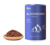 Freeze Dried Red Blood Worm Aquarium Fish Food also for Turtle and Terrapins (25g)