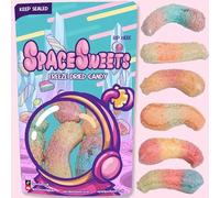 Freeze Dried Sour Candy Crunchy Zingy Sweets Super Tangy Flavour Viral TikTok Snack Perfect for Sour Sweet Lovers - Fun Gift for All Ages (Pack of 1, Sour Worms)