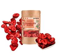 Freeze dried Strawberries with no additives for snacks, natural cake decoration, smoothies homemade granola or muesli, camping (40g)