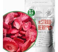 Freeze Dried Strawberry Slices | 50g To-go Pack Raw Natural Premium Freeze Dried Fruit | Freeze Dried Strawberries | Snacking Freeze-Dried Strawberries | Fresh Freeze Dry Strawberrys | ZingyZoo