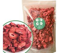 Freeze Dried Strawberry Slices | XL 350g Raw Natural Premium Freeze Dried Fruit | Freeze Dried Strawberries | Snacking Freeze-Dried Strawberries | Berries from Fresh Frozen Freeze Dry Strawberrys