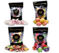 Freeze Dried Taster Bundle, Freeze Dried Sweets, American Sweets, TikTok Gift - Freeze Dried Rainbow Crunch, Freeze Dried Starburst, Freeze Dried Fizzy Peaches, Freeze Dried Original Squashies…