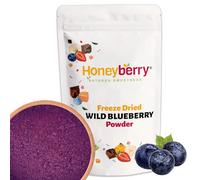 Freeze Dried Wild Blueberry Powder 500g - 100% Pure Ground Wild Blueberries - Natural Fruit Powder for Baking, Desserts, Smoothies & Cocktails - Dehydrated Freeze Dried Fruit Powder