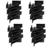 Freeze Dryer Tray Stackers Set of 16 for Harvest Right, Plastic Rack Organizer for Space Saving Storage and Easy Transport of Freeze Dryer Trays (Black)