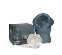 FREEZE FORMS D20 Dice Shaped DND Fantasy Whisky Ice Cube Mold - Level Up Your Drinks, Gray