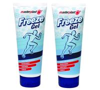 Freeze Gel Muscle & Joint Relief - 2 x 170ml Tubes - Cooling Menthol Gel for Sports Injuries, Back Pain & Joint Stiffness - Fast-Acting Formula
