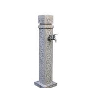 Freeze Proof Stainless Steel Garden Faucet Vertical Stand Tap Rust Resistant Water Column for Courtyard Yard Patio Plant Washing Hand Sink Durable Outdoor Hose Bibcock No Tools Required