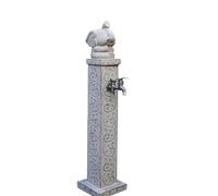 Freeze Proof Stainless Steel Garden Faucet Vertical Stand Tap Rust Resistant Water Column for Courtyard Yard Patio Plant Washing Hand Sink Durable Outdoor Hose Bibcock No Tools Required