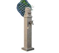 Freeze Proof Stainless Steel Garden Faucet Vertical Stand Tap Rust Resistant Water Column for Courtyard Yard Patio Plant Washing Hand Sink Durable Outdoor Hose Bibcock No Tools Required